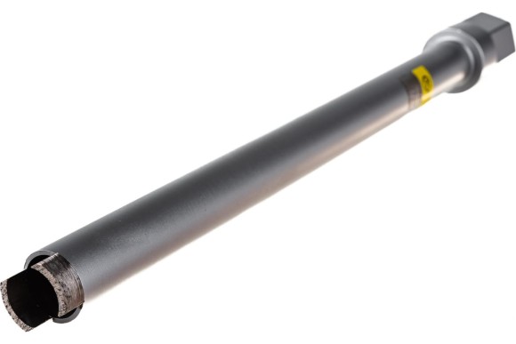 Коронка алмазная по железобетону 32 х 450мм, 1 1/4UNC, сухой/мокрый, HILBERG Коронка алмазная по железобетону 32 х 450мм, 1 1/4UNC, сухой/мокрый, HILBERG