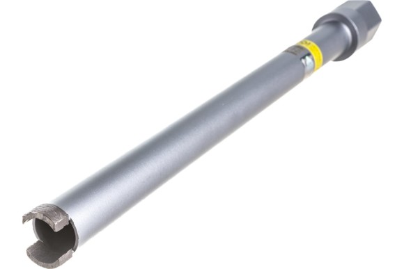 Коронка алмазная по железобетону 32 х 450мм, 1 1/4UNC, сухой/мокрый, HILBERG Коронка алмазная по железобетону 32 х 450мм, 1 1/4UNC, сухой/мокрый, HILBERG