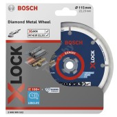 Диск отрезной 125 х 22,2мм алмазный по металлу BOSCH X-LOCK Диск отрезной 125 х 22,2мм алмазный по металлу BOSCH X-LOCK