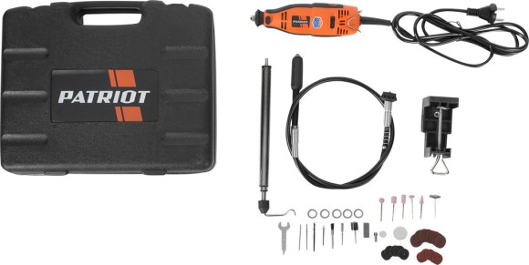 Гравёр EE-160 160Вт,гибкий вал,штатив,кейс 40 пр. Patriot Гравёр EE-160 160Вт,гибкий вал,штатив,кейс 40 пр. Patriot