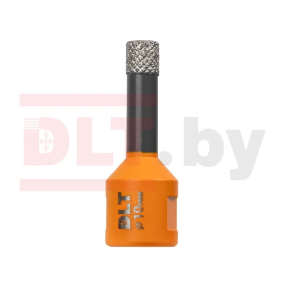 Коронка алмазная по керамограниту 10 х 35мм, М14, сухой/мокрый,DLT TOP 2089