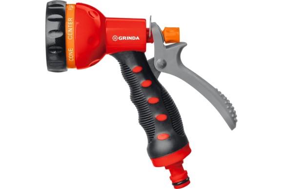 Пистолет для полива пластик.T-7, 7 режимов GRINDA Пистолет для полива пластик.T-7, 7 режимов GRINDA