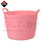 Ведро строительное гибкое (розовое) 40л, RUBI Ведро строительное гибкое (розовое) 40л, RUBI