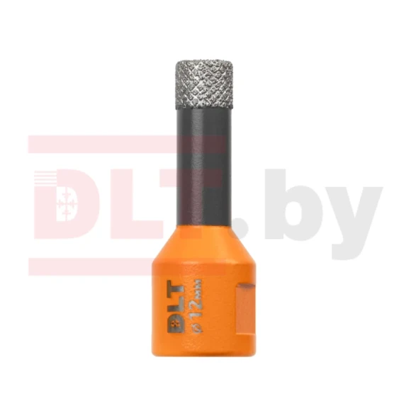 Коронка алмазная по керамограниту 12 х 35мм, М14, сухой/мокрый,DLT TOP 2090