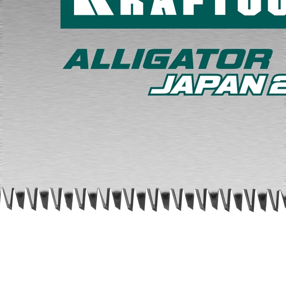 Ножовка по дереву "Alligator Japan 22" 185 мм x 0,3 мм, 22 TPI (1,15 мм) для точных работ KRAFTOOL Ножовка по дереву "Alligator Japan 22" 185 мм x 0,3 мм, 22 TPI (1,15 мм) для точных работ KRAFTOOL