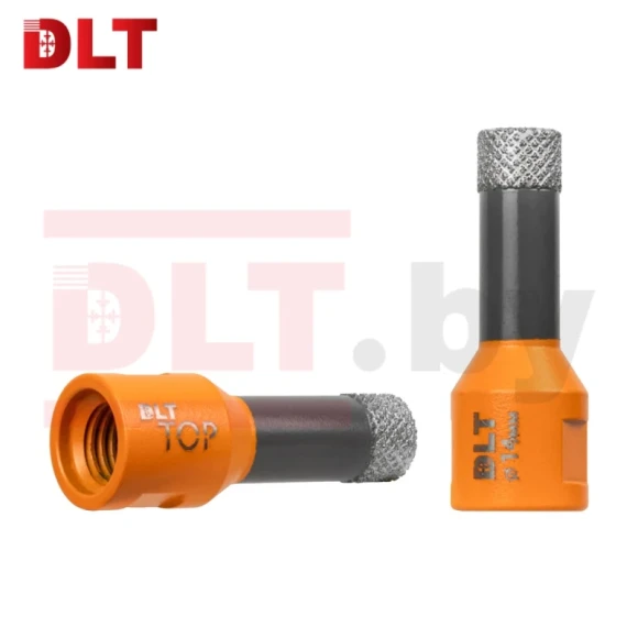 Коронка алмазная по керамограниту 14 х 35мм, М14, сухой/мокрый,DLT TOP 2091