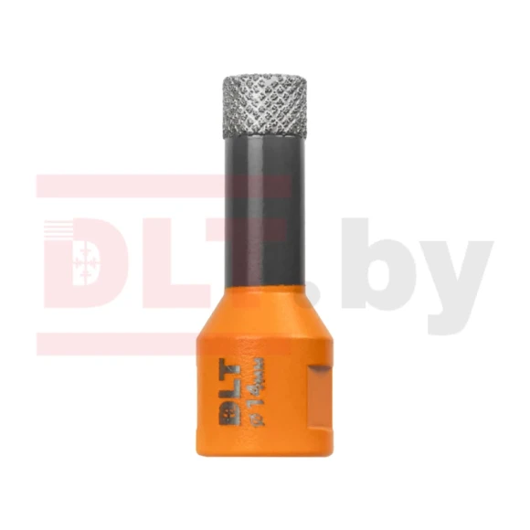 Коронка алмазная по керамограниту 14 х 35мм, М14, сухой/мокрый,DLT TOP 2091