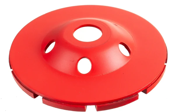 Чашка алмазная шлифов. по бетону 125 х22.2мм, двухрядная, Redchili Vertextools Чашка алмазная шлифов. по бетону 125 х22.2мм, двухрядная, Redchili Vertextools