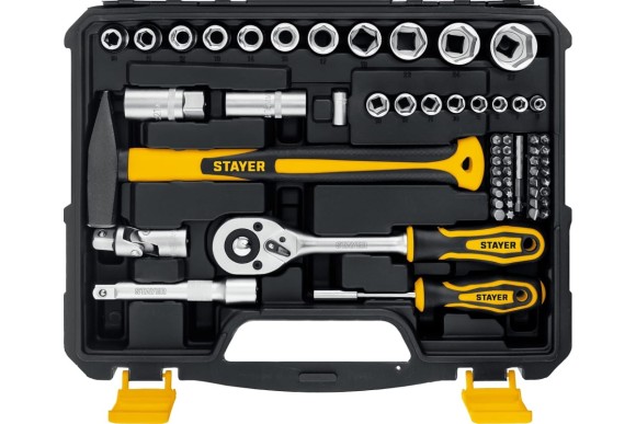 Набор инструмента универсальный 83 предм. (1/2?+ 1/4?),STAYER UNIVERSAL 83, Набор инструмента универсальный 83 предм. (1/2?+ 1/4?),STAYER UNIVERSAL 83,