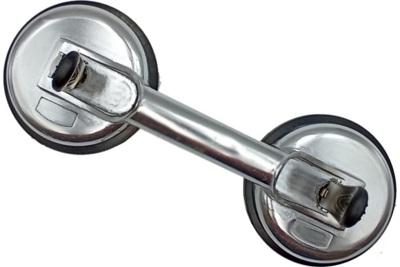 Стеклодомкрат двойной алюминевый 118мм TRIO-DIAMOND