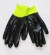 Перчатки AOI WORKS  A-209  салат/чёрн.облив полн размер- LL