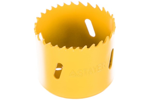 Коронка биметаллическая 54мм, металл/дерево, ProCUT STAYER Коронка биметаллическая 54мм, металл/дерево, ProCUT STAYER