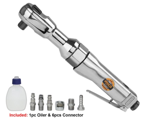 Трещотка пневматич. INGCO ARW121, 68Н*м, квадрат 1/2", 85л/мин Трещотка пневматич. INGCO ARW121, 68Н*м, квадрат 1/2", 85л/мин