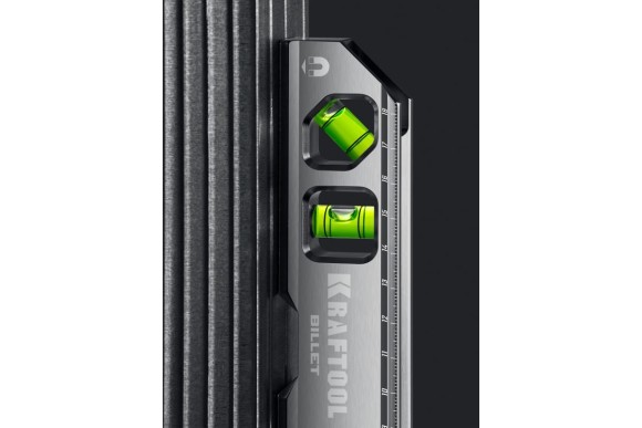 Уровень магнитный 200мм Billet 8-в-1 (4 колбы)   KRAFTOOL 