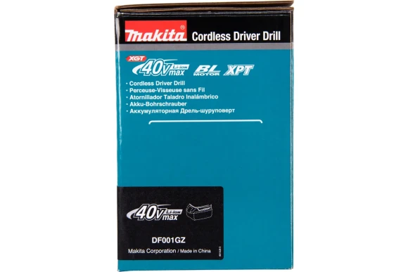 Шуруповёрт(BL) аккум. MAKITA, DF001GZ, 40В, 140Н*м, 2600об/мин, без АКБ и ЗУ, в коробке Шуруповёрт(BL) аккум. MAKITA, DF001GZ, 40В, 140Н*м, 2600об/мин, без АКБ и ЗУ, в коробке