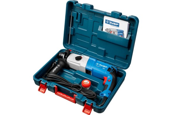 Перфоратор ЗУБР ЗП-32-1100 К,1100Вт, 3.4Дж, SDS+, 32мм, 920об/мин, в кейсе