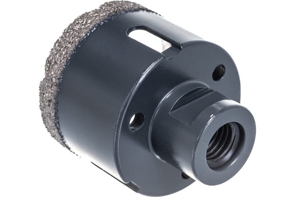 Коронка алмазная по керамограниту 55 х 35мм, М14, сухой/мокрый, Super Hard HILBERG Коронка алмазная по керамограниту 55 х 35мм, М14, сухой/мокрый, Super Hard HILBERG