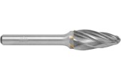 Бор-фреза тв.спл. F(парабол.закругл) 10*20/60мм,хв-6мм  ВК8 по алюминию F1020C06,ВИЗ