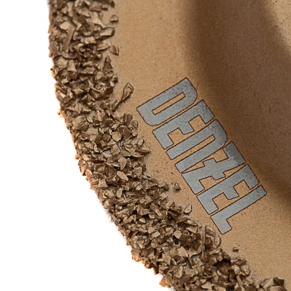 Насадка для МФИ режущая полукруг., HM, по плитке и дереву, 65 мм Denzel