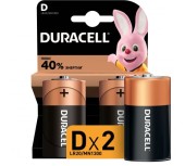Батарейки D (овальные) LR20-2BL 2шт.Duracell 