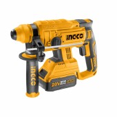 Аккумуляторный перфоратор INGCO CRHLI22012,2Дж,20В Li-ion-2шт*4А/ч Аккумуляторный перфоратор INGCO CRHLI22012,2Дж,20В Li-ion-2шт*4А/ч