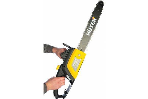 Электропила HUTER ELS-2000P, 2000Вт, поперечный двигатель, шина 40см, 3/8, 1.3, 57 звеньев Электропила HUTER ELS-2000P, 2000Вт, поперечный двигатель, шина 40см, 3/8, 1.3, 57 звеньев