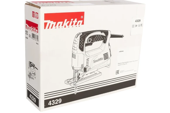 Лобзик электрический MAKITA 4329, 450Вт, 65/6мм, 500-3100ход/мин Лобзик электрический MAKITA 4329, 450Вт, 65/6мм, 500-3100ход/мин