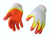 Перчатки х/б 13 кл,покрытие латекс (красные) Перчатки х/б 13 кл,покрытие латекс (красные)