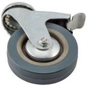 Колесо аппаратное поворотное,под болт.с тормозом / d= 100, 65кг Колесо аппаратное поворотное,под болт.с тормозом / d= 100, 65кг