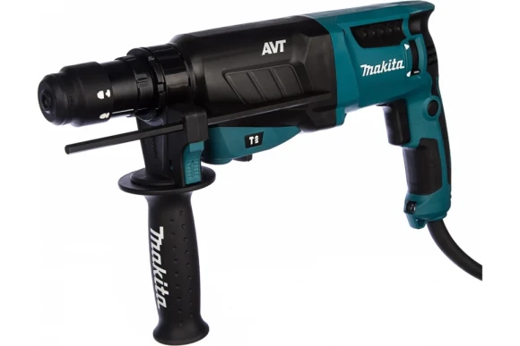 Перфоратор MAKITA HR2631FT, 800Вт, 2.7Дж, SDS+, 26мм, 0-1200об/мин, +патрон, в кейсе Перфоратор MAKITA HR2631FT, 800Вт, 2.7Дж, SDS+, 26мм, 0-1200об/мин, +патрон, в кейсе