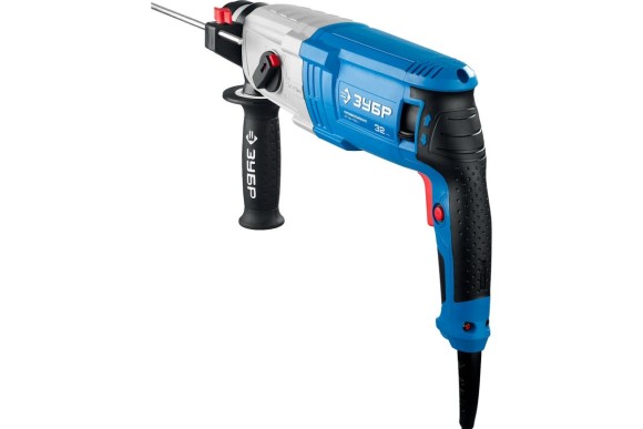 Перфоратор ЗУБР ЗП-28-800 К, 800Вт, 3.2Дж, SDS+, 28мм, 1200об/мин, в кейсе