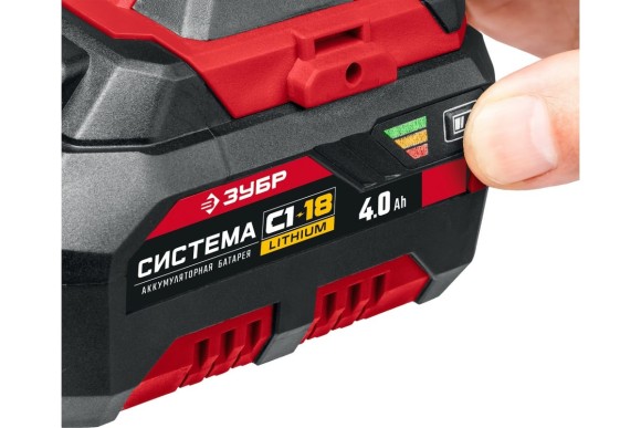 Гайковёрт аккум. ЗУБР ГУЛ-410-41 18В, 400Н*м, квадрат 1/2", АКБ 1-шт (4А*ч), в кейсе Гайковёрт аккум. ЗУБР ГУЛ-410-41 18В, 400Н*м, квадрат 1/2", АКБ 1-шт (4А*ч), в кейсе