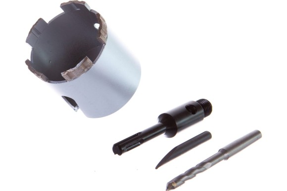 Коронка алмазная по железобетону 72 х 60мм, 5 сегментов, М16/SDS+, сухой/мокрый, HILBERG Коронка алмазная по железобетону 72 х 60мм, 5 сегментов, М16/SDS+, сухой/мокрый, HILBERG