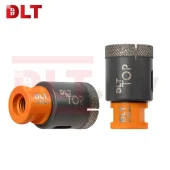 Коронка алмазная по керамограниту 35 х 35мм, М14, сухой/мокрый,DLT TOP 2099