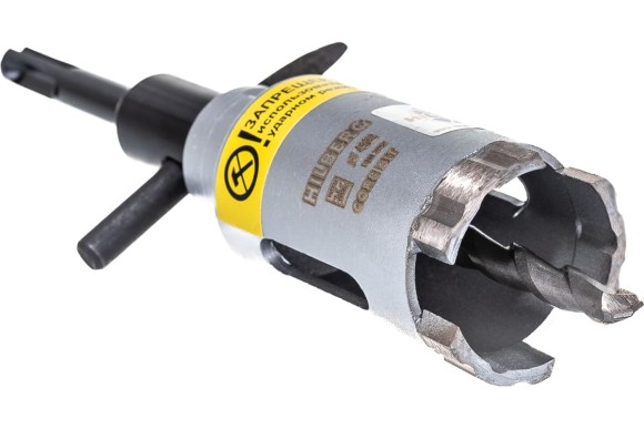 Коронка алмазная по железобетону 42 х 60мм, М16/SDS+, сухой/мокрый, HILBERG Коронка алмазная по железобетону 42 х 60мм, М16/SDS+, сухой/мокрый, HILBERG