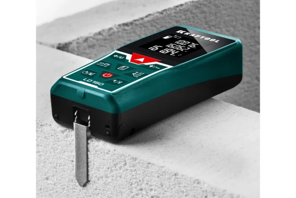 Лазерный дальномер KRAFTOOL,LD-150 (0,05 - 150 м, точность ±1.5 мм.),34767
