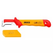 Нож диэлектрический с изогнутым лезвием с пяткой 50х185мм, HIDCK1851 INGCO Нож диэлектрический с изогнутым лезвием с пяткой 50х185мм, HIDCK1851 INGCO