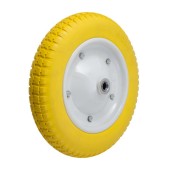Колесо вспененный полеуретан ?350мм*20мм,200кг (симетричное) Колесо вспененный полеуретан ?350мм*20мм,200кг (симетричное)