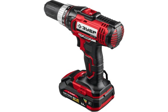 Шуруповёрт аккум. ЗУБР ДШЛ-185-22, 18В, 40Н*м, 1400об/мин, АКБ 2-шт (2А*ч), в кейсе Шуруповёрт аккум. ЗУБР ДШЛ-185-22, 18В, 40Н*м, 1400об/мин, АКБ 2-шт (2А*ч), в кейсе