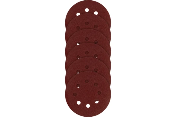 Круг абразив. под липучку перфорированный (наждачка) 125мм, Р120, Vertextools Круг абразив. под липучку перфорированный (наждачка) 125мм, Р120, Vertextools