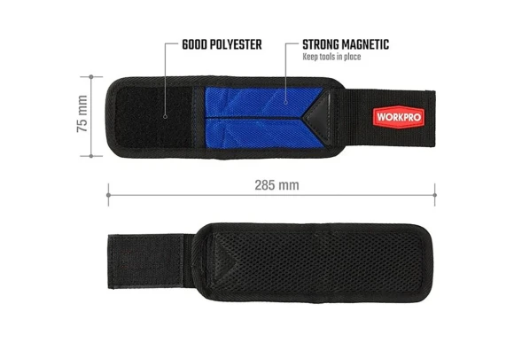 Браслет магнитный WP289002 -S 1680D WORKPRO Браслет магнитный WP289002 -S 1680D WORKPRO