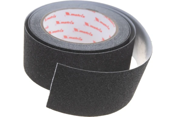 Лента противоскользящая клейкая 50мм*5м чёрная Matrix