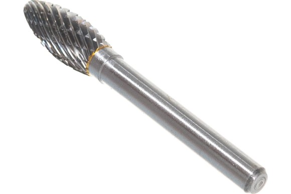 Бор-фреза тв.спл. H(пламя) 10*25/65мм,хв-6мм ВК8 с покрытием H1025M06, ВИЗ Бор-фреза тв.спл. H(пламя) 10*25/65мм,хв-6мм ВК8 с покрытием H1025M06, ВИЗ