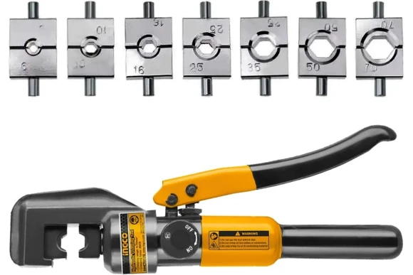 Пресс гидравлический ручной INGCO 70 мм2 HHCT0170