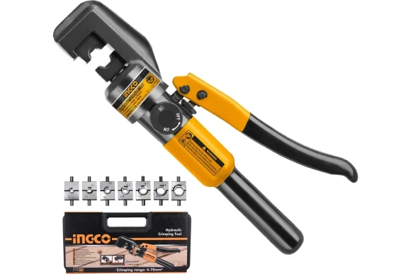 Пресс гидравлический ручной INGCO 70 мм2 HHCT0170