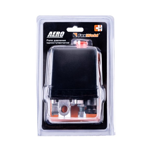 Реле давления одноступенчатое 1/4-(6-8 бар) ,AERO, FoxWeld Реле давления одноступенчатое 1/4-(6-8 бар) ,AERO, FoxWeld