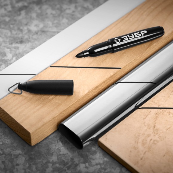 Маркер-мини перманентный, чёрный 1-3мм, МП-8 06331-2 ЗУБР Маркер-мини перманентный, чёрный 1-3мм, МП-8 06331-2 ЗУБР