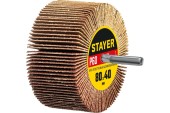 Круг шлифовальный лепестковый на шпильке 80x40 мм P60 STAYER  36609-060