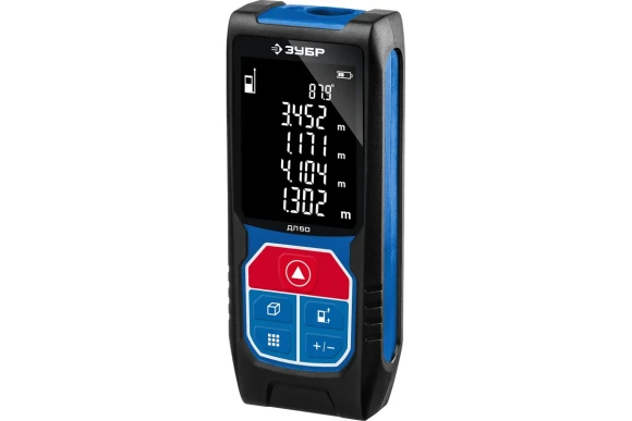 Лазерный дальномер ЗУБР,ДЛ-50 (0,5 - 50 м, точность ±2 мм.),34925