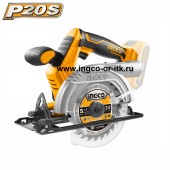 Пила дисковая аккумуляторная INGCO CSLI1401,20В li-ion-0шт,d140*25,4 Т24, 40/28мм,БЕЗ АККУМ. Пила дисковая аккумуляторная INGCO CSLI1401,20В li-ion-0шт,d140*25,4 Т24, 40/28мм,БЕЗ АККУМ.